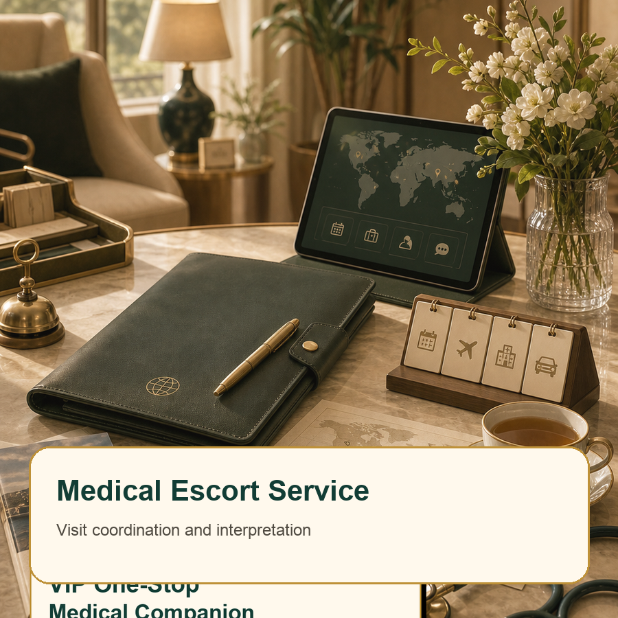 Medical escort service support